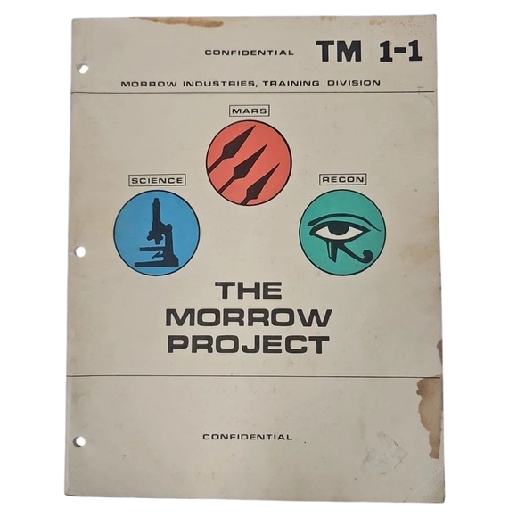 The Morrow Project TM 1-1 RPG 1980 Kevin Dockery Robert Salder - Picture 1 of 10
